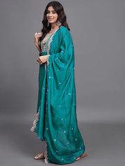 SalwarLove  Premium Embroidered Kurta, Pant & Dupatta | Rich Silk Blend Elegance