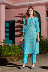 SalwarLove Golden Hour Glam: Firoji Mirror Work Salwar Suit.